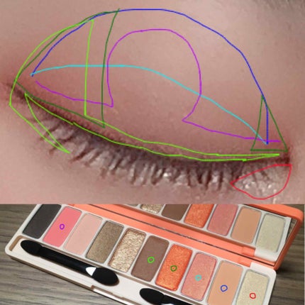 プレイカラー アイシャドウ/ETUDE/アイシャドウパレットを使ったクチコミ(2枚目)