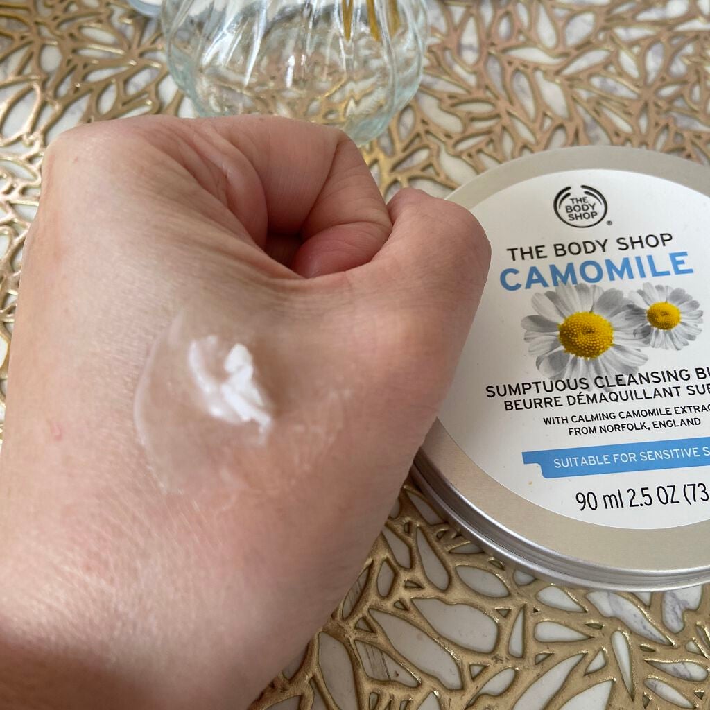 カモマイル サンプチュアス クレンジングバター/THE BODY SHOP/クレンジングバームを使ったクチコミ(5枚目)