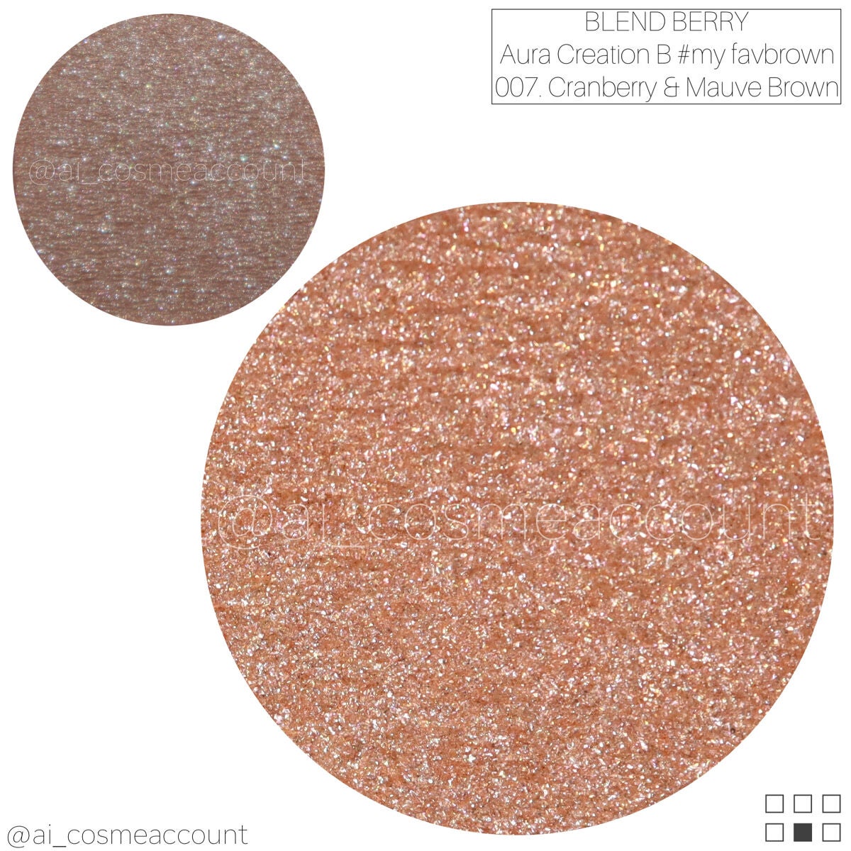 オーラクリエイション/BLEND BERRY/アイシャドウパレットを使ったクチコミ(6枚目)