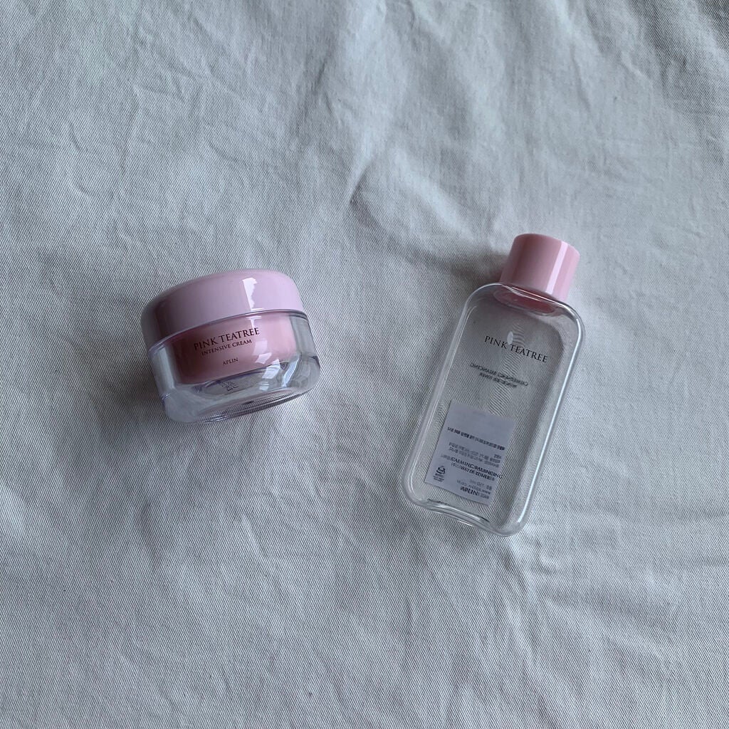 ピンクティーツリークリーム/APLIN/フェイスクリームを使ったクチコミ(2枚目)