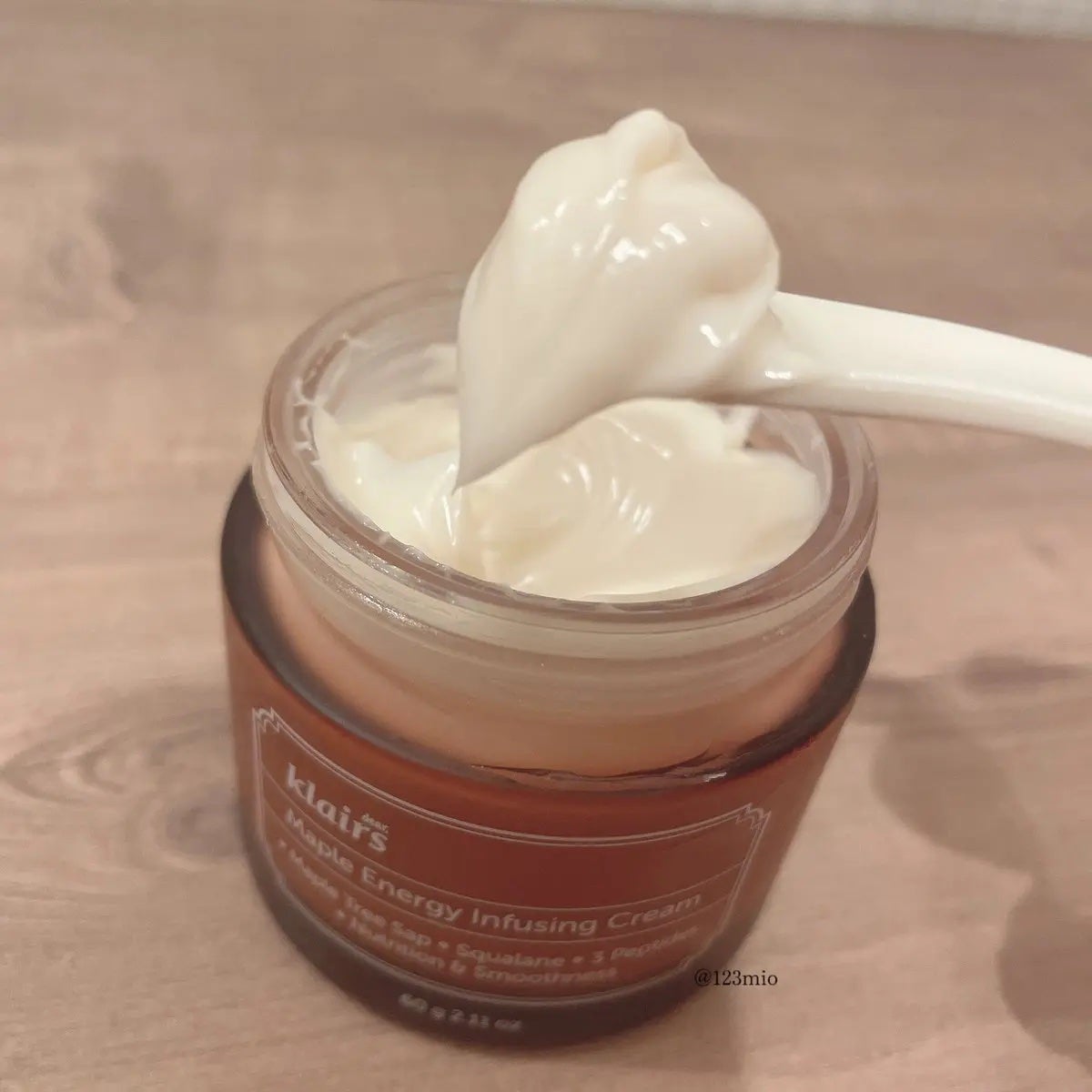 メープルエナジーインフュージングクリーム/Klairs/フェイスクリームを使ったクチコミ(2枚目)