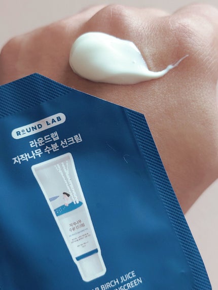 白樺水分uvクリーム/ROUND LAB/日焼け止めクリームを使ったクチコミ(3枚目)