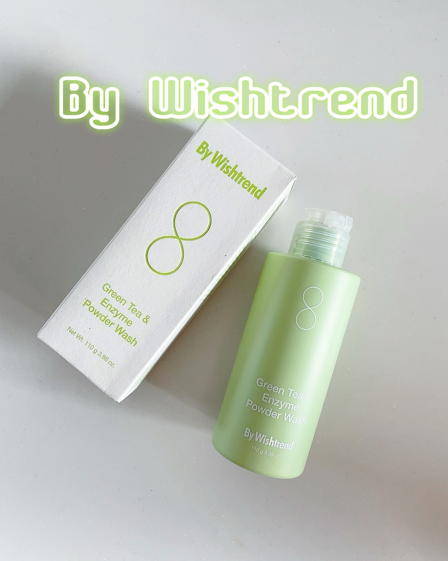 グリーンティー&エンザイムパウダーウォッシュ/By Wishtrend/洗顔パウダーを使ったクチコミ（1枚目）