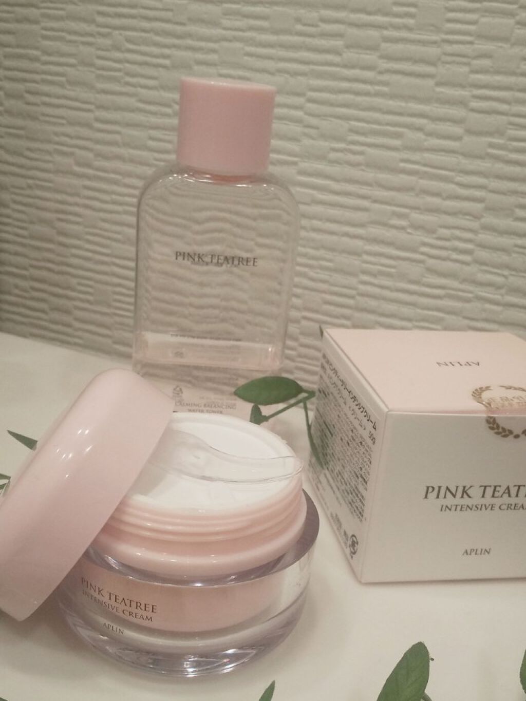 ピンクティーツリークリーム/APLIN/フェイスクリームを使ったクチコミ（3枚目）