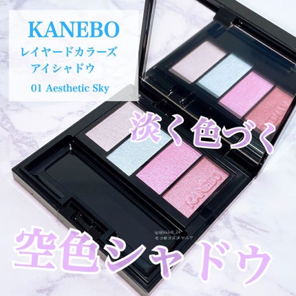 レイヤードカラーズアイシャドウ/KANEBO/アイシャドウパレットを使ったクチコミ(1枚目)