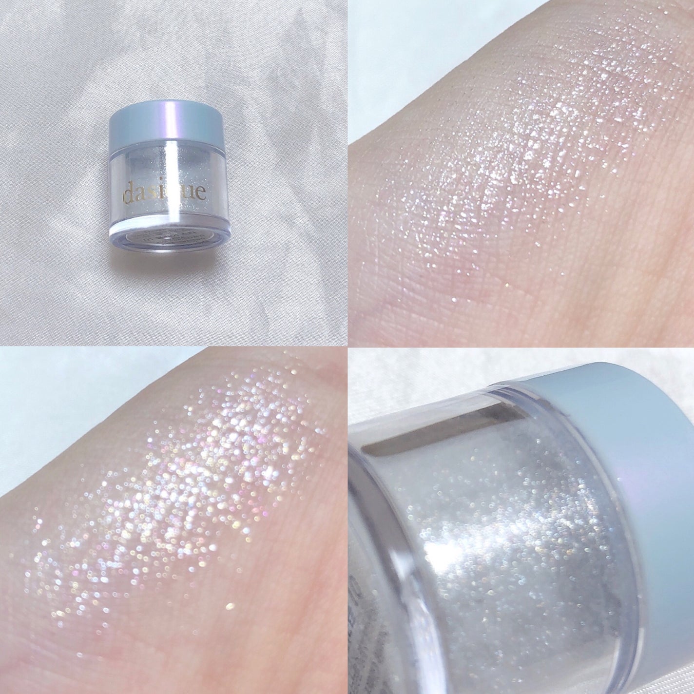 スターリット リキッドグリッター/dasique/メイクアップを使ったクチコミ(2枚目)