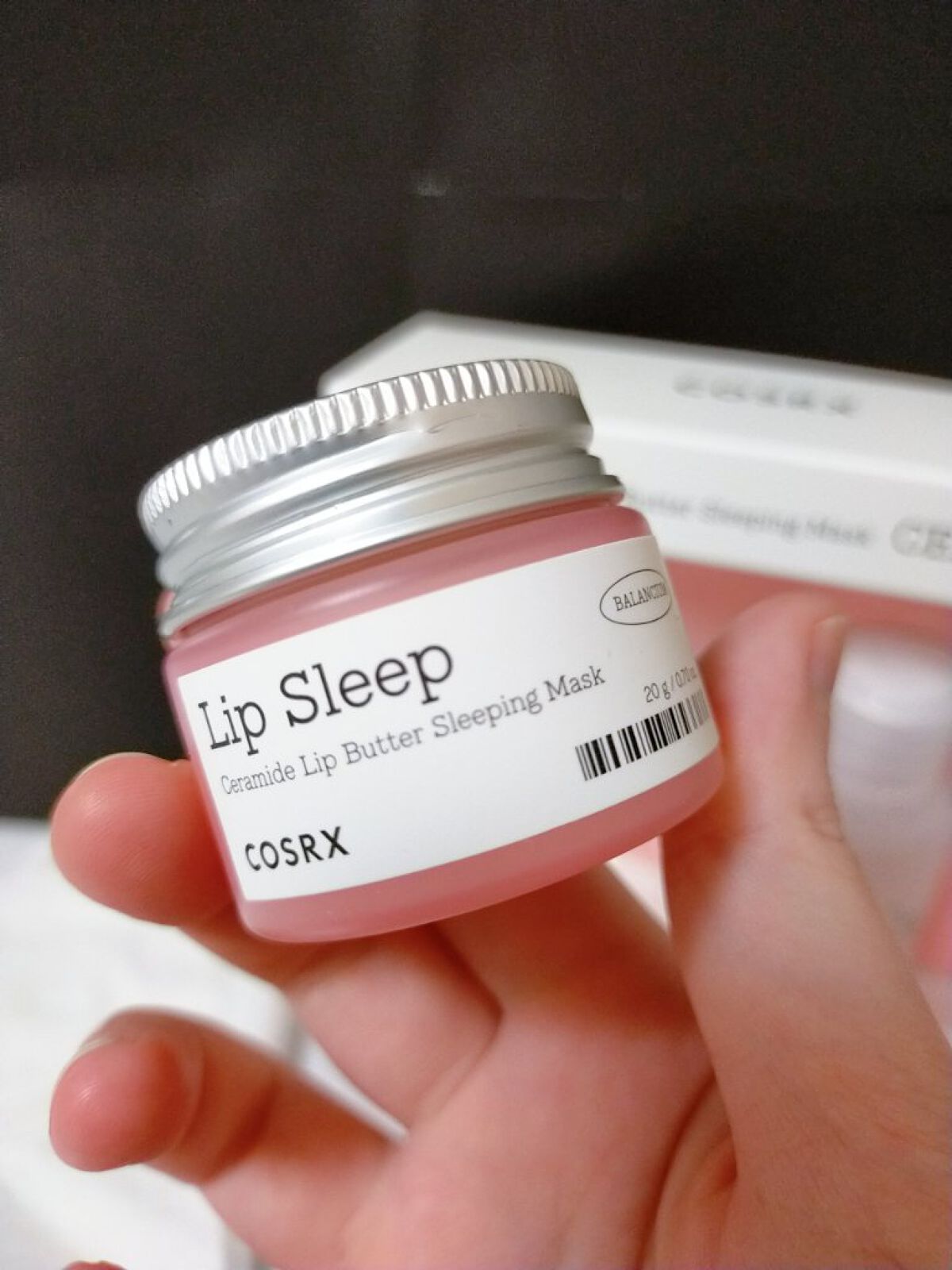 バランシウムセラミドリップバタースリーピングマスク/COSRX/リップマスクを使ったクチコミ（2枚目）