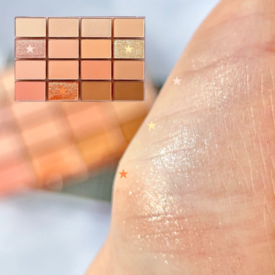 ソフトブラーリングアイパレット/wakemake/アイシャドウパレットを使ったクチコミ(4枚目)