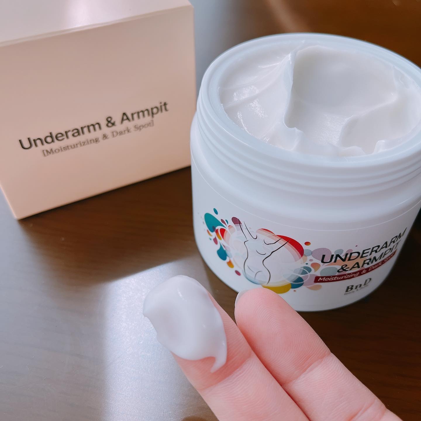 BnDアンダーアームクリーム(ボディクリーム)/BnD/デリケートゾーンケアを使ったクチコミ（2枚目）