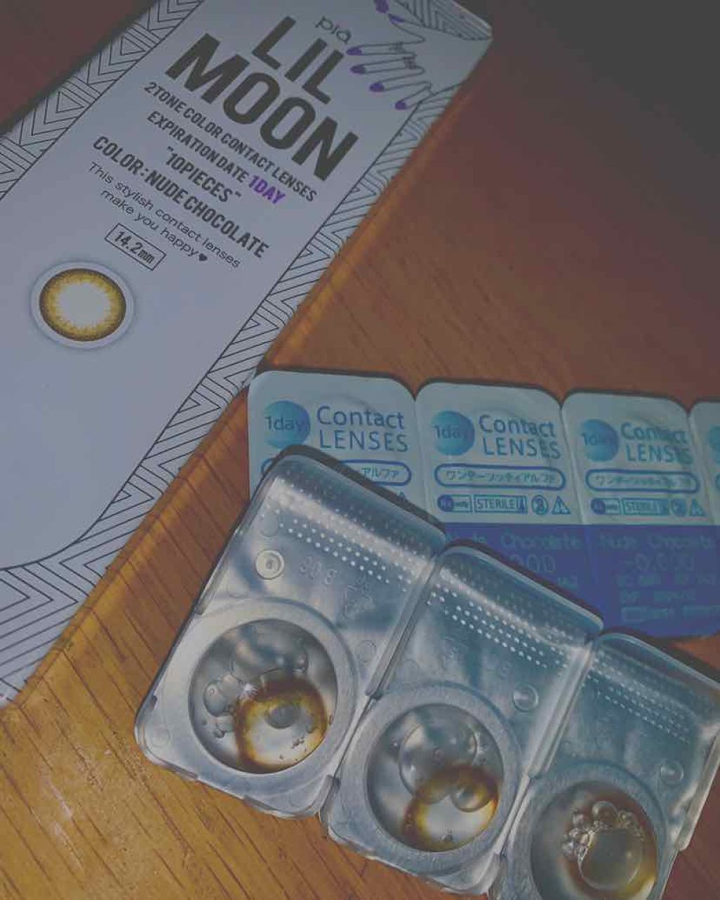 LIL MOON 1day/LILMOON/ワンデー（１DAY）カラコンを使ったクチコミ（1枚目）