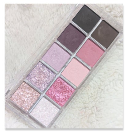 シーズナルブレンディングアイシャドウパレット/Peach C/アイシャドウパレットを使ったクチコミ(4枚目)