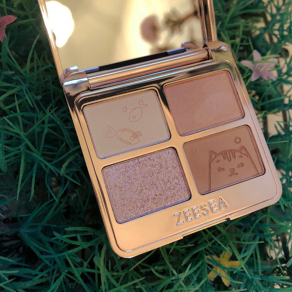 アニマルアイシャドウ(4シェード)/ZEESEA/アイシャドウパレットを使ったクチコミ(2枚目)