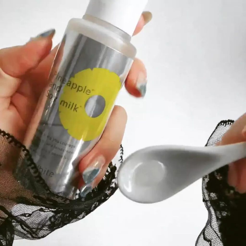 パイナップル豆乳ローションプレミアム美白/鈴木ハーブ研究所/ボディローションを使ったクチコミ（3枚目）