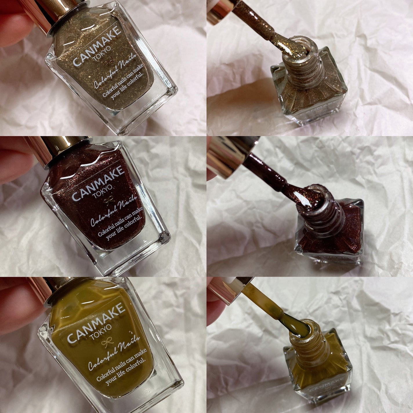 カラフルネイルズ/キャンメイク/マニキュアを使ったクチコミ(5枚目)