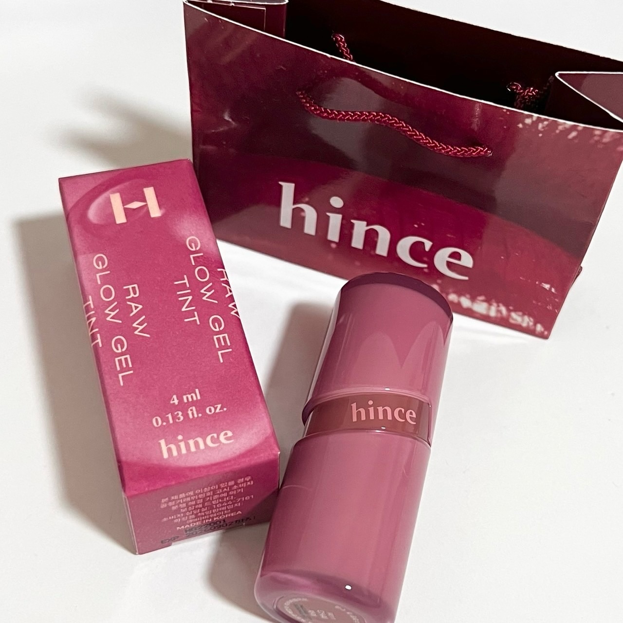 ロウグロウジェルティント/hince/リップティントを使ったクチコミ（1枚目）