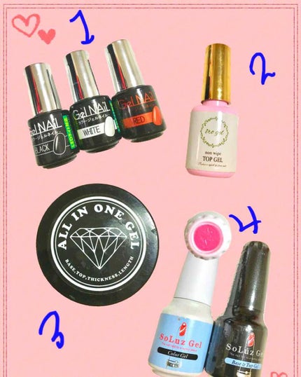 ジェルネイルキット/ソルースジェル/その他キットセットを使ったクチコミ(3枚目)