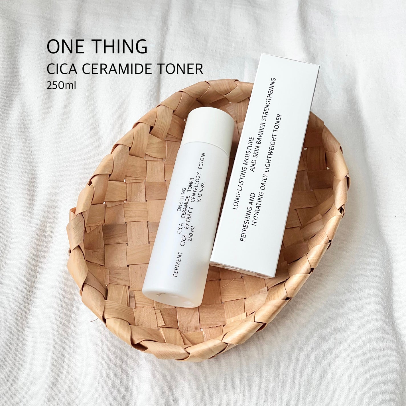 CICAセラミドトナー/ONE THING/化粧水を使ったクチコミ(1枚目)