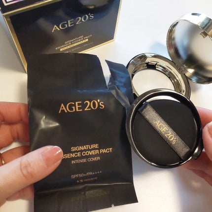 SIGNATURE ESSENCE COVER PACT インテンスカバー(13号)/AGE20’s/クリーム・エマルジョンファンデーションを使ったクチコミ(3枚目)
