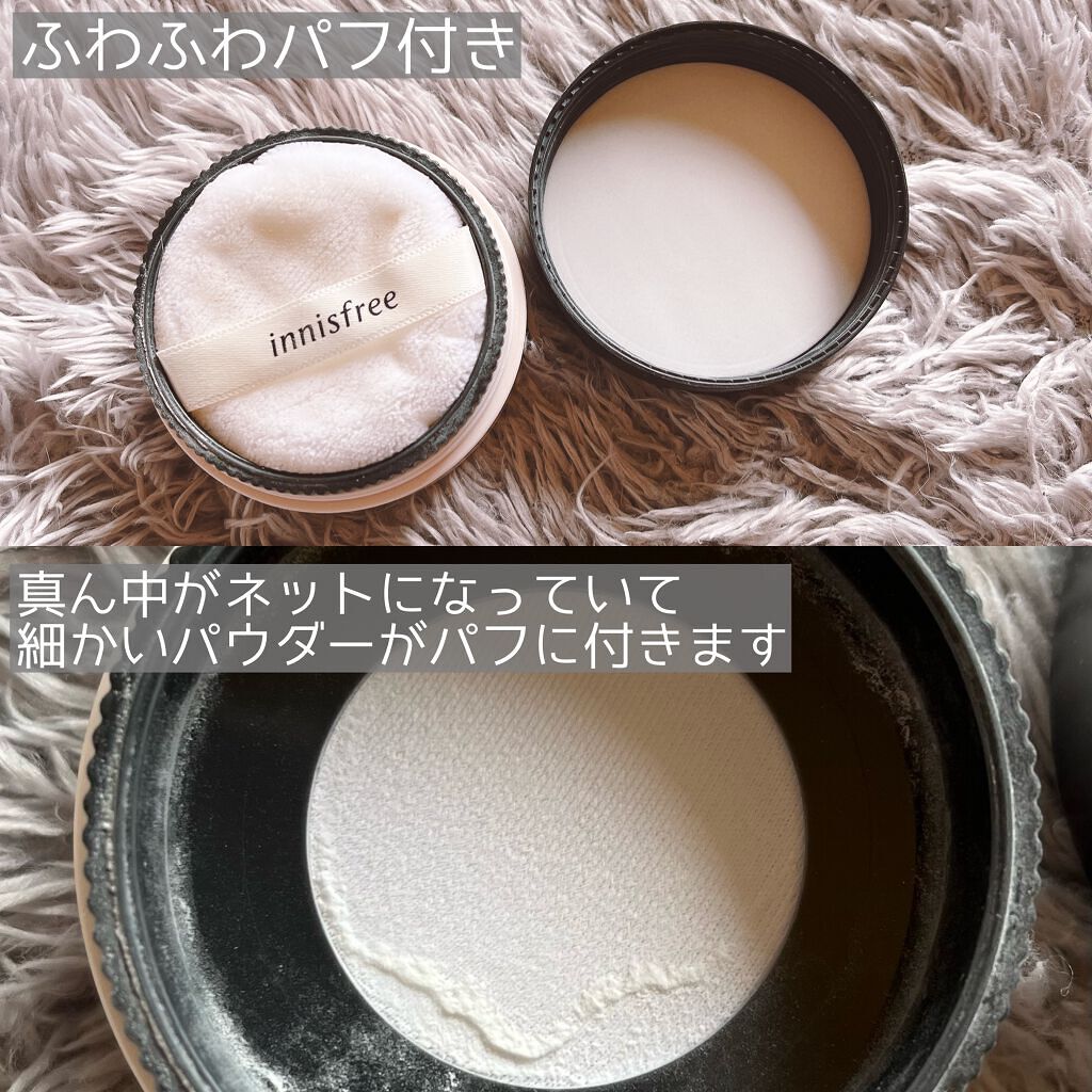 ポアブラー パウダー/innisfree/ルースパウダーを使ったクチコミ(2枚目)