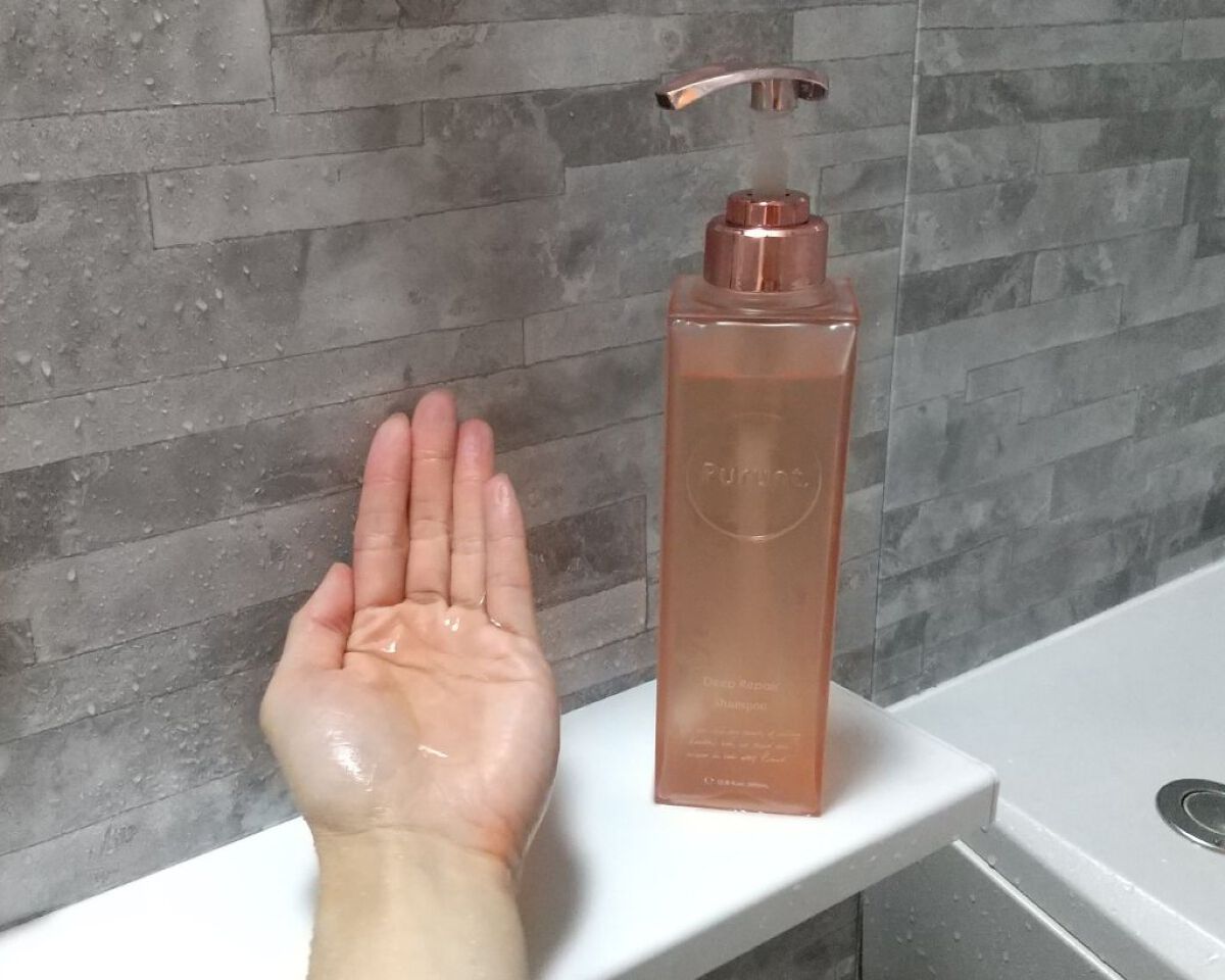 プルント ディープリペア美容液シャンプー／トリートメント/Purunt./市販シャンプーを使ったクチコミ（2枚目）