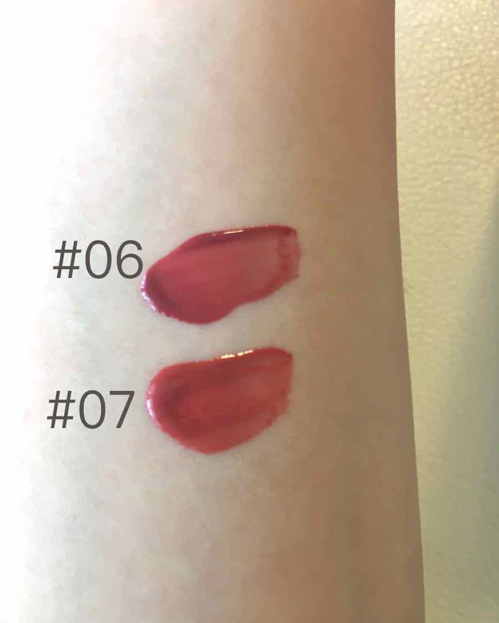 ジューシーラスティングティント/rom&nd/リップティントを使ったクチコミ（2枚目）