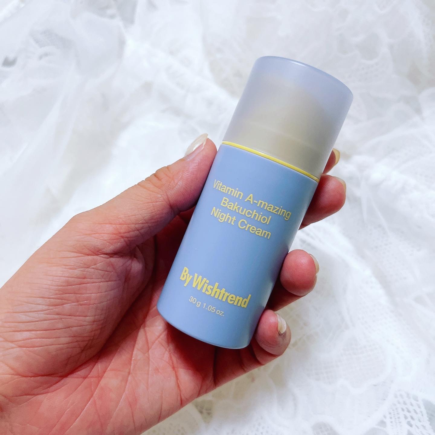 ビタミンA-mazingバクチオールナイトクリーム/By Wishtrend/フェイスクリームを使ったクチコミ（3枚目）