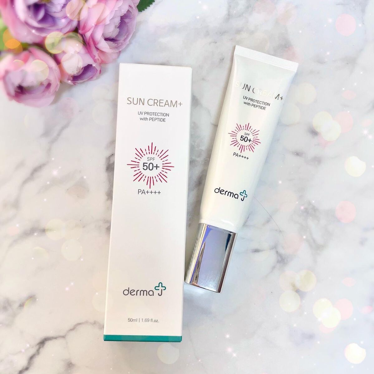 サンクリーム+/ DermaJ/日焼け止めクリームを使ったクチコミ(7枚目)