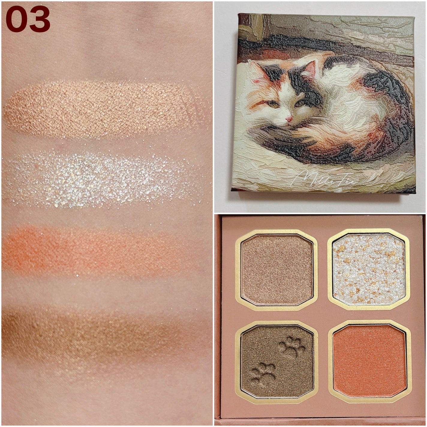 マイキティアイパレット/MilleFée/アイシャドウパレットを使ったクチコミ(4枚目)