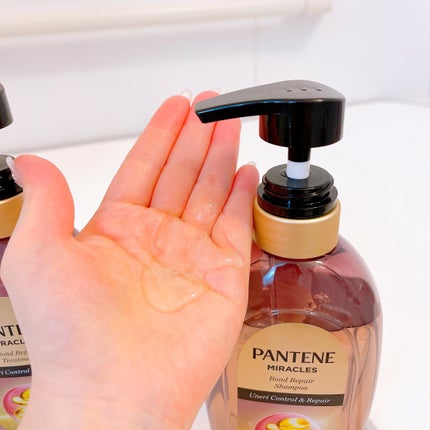 ミラクルズ うねりコントロール&リペア ボンドリペア シャンプー/トリートメント/パンテーン/市販シャンプーを使ったクチコミ(2枚目)