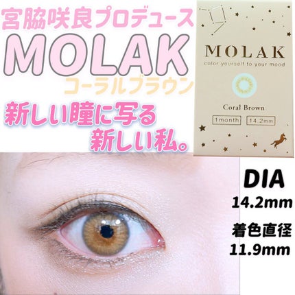 MOLAK 1month/MOLAK/1ヶ月(1MONTH)カラコンを使ったクチコミ(1枚目)