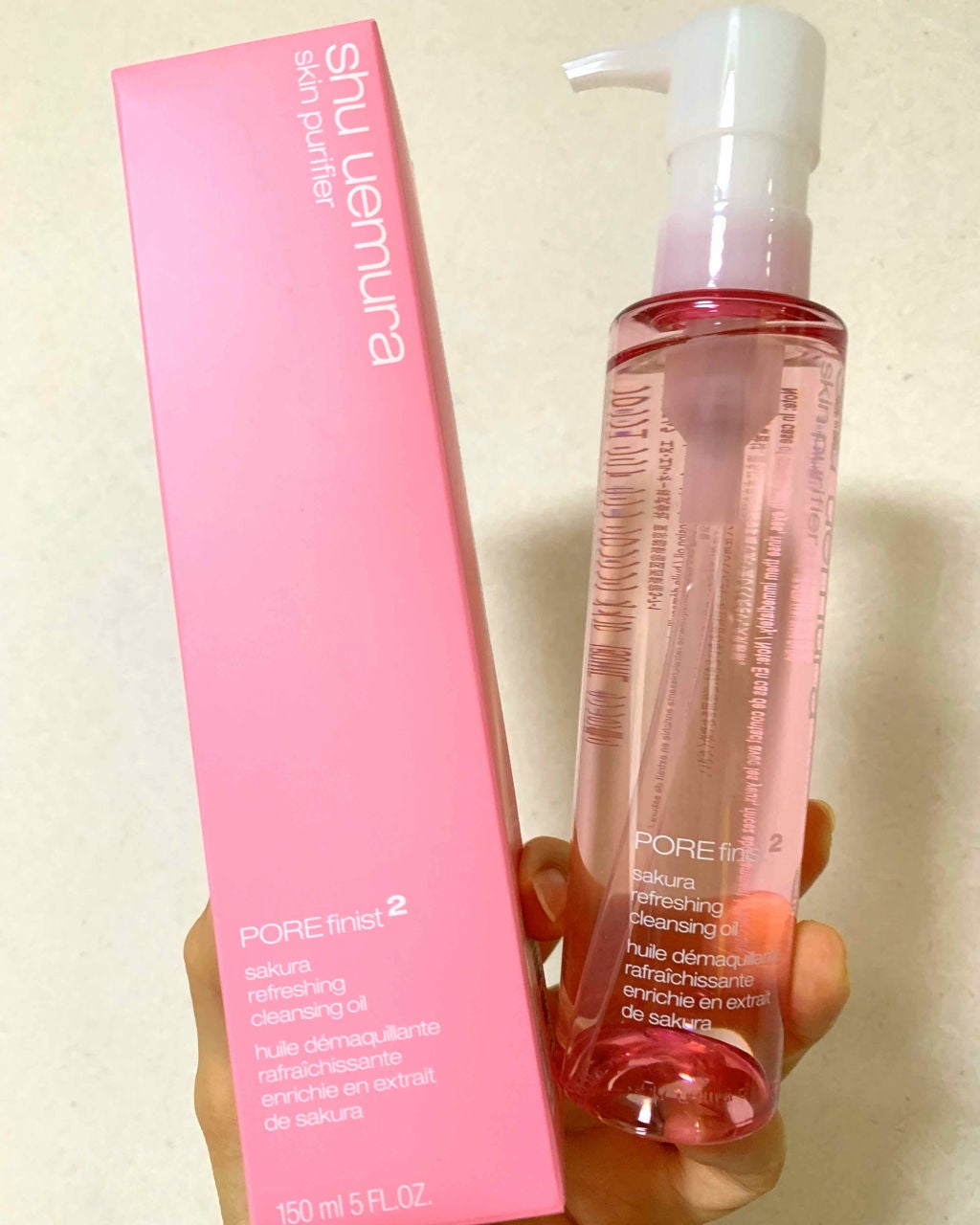 フレッシュ クリア サクラ クレンジング オイル/shu uemura/オイルクレンジングを使ったクチコミ(1枚目)