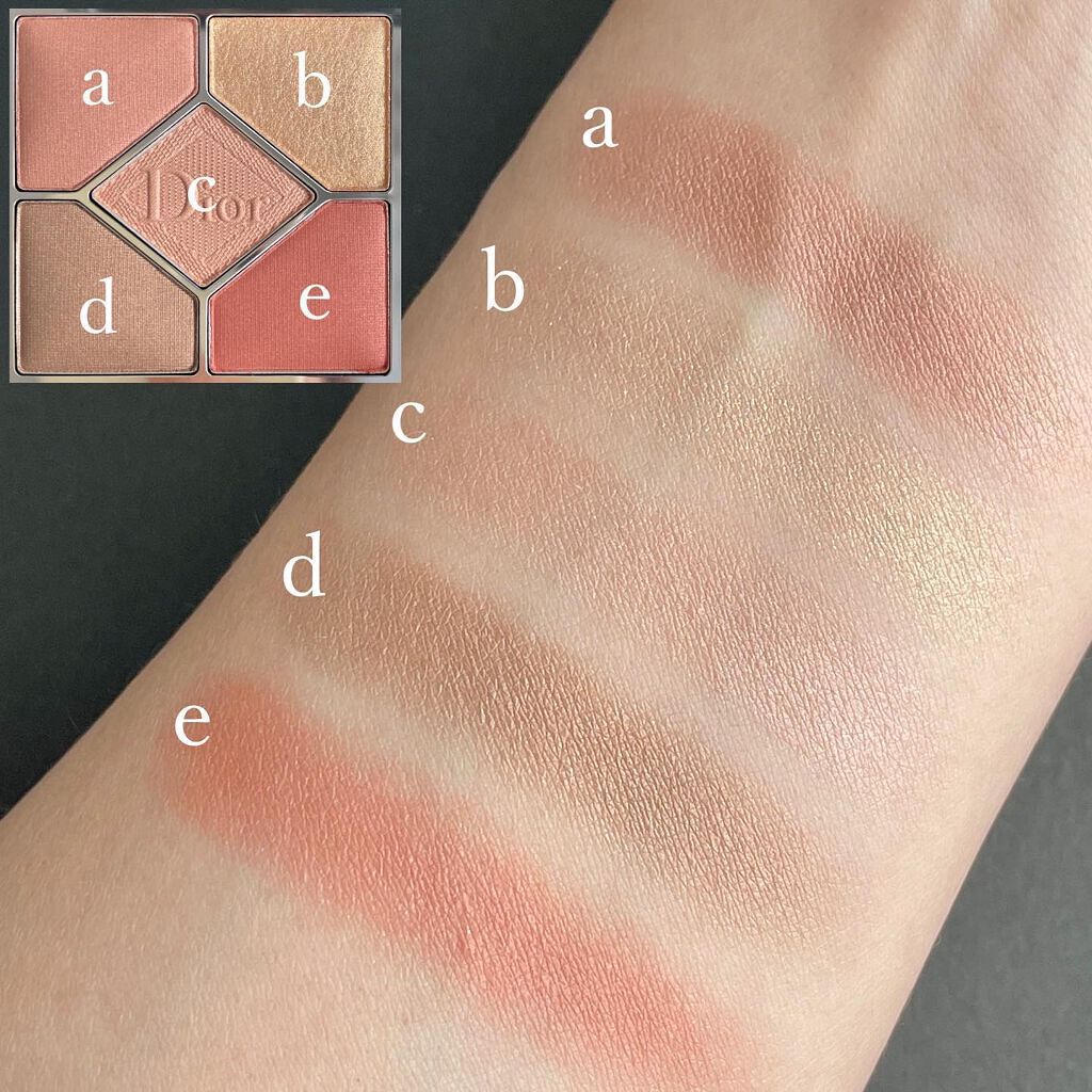 【旧】サンク クルール クチュール 729 ローザ ムタビリス/Dior/アイシャドウパレットを使ったクチコミ（2枚目）