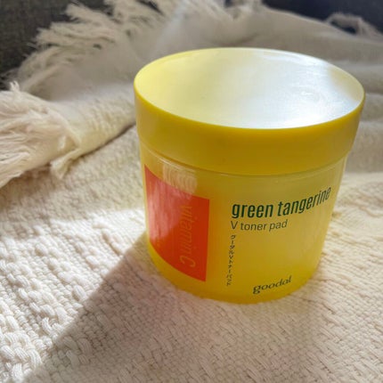 グリーンタンジェリン ビタCダークスポットケアパッド/goodal/トナーパッドを使ったクチコミ(1枚目)