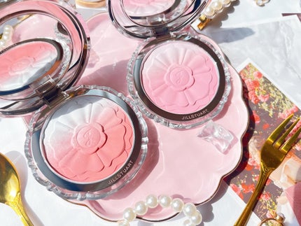 ジルスチュアート パステルペタル ブラッシュ/JILL STUART/パウダーチークを使ったクチコミ(3枚目)