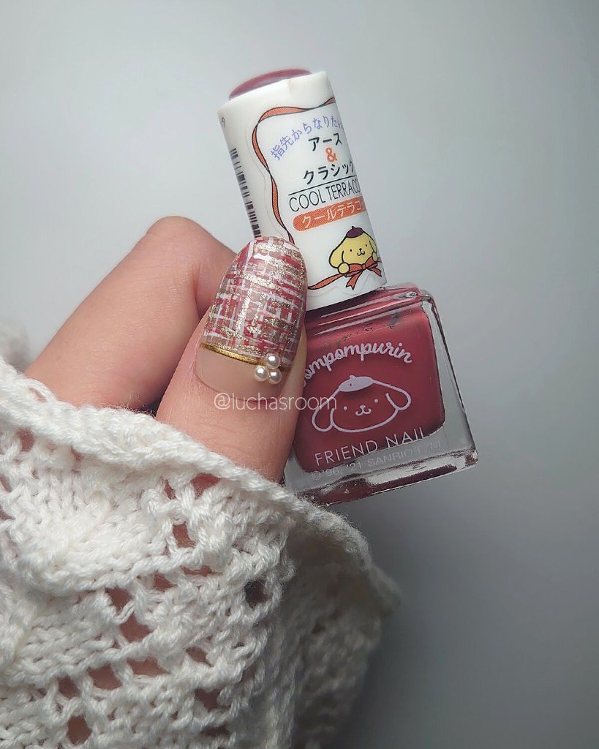 フレンドネイル(リニューアル品)	 2-9(33085)ベビーベージュ/DAISO/マニキュアを使ったクチコミ（2枚目）