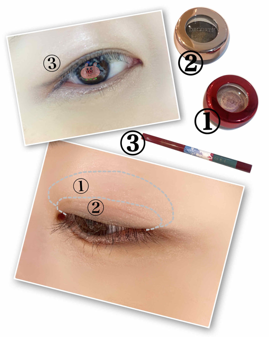 スナイプジェルライナー(シャドウタッチ)/インテグレート/ジェルアイライナーを使ったクチコミ（2枚目）