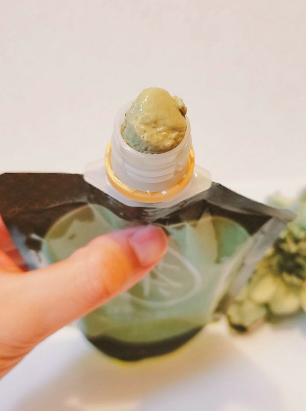 抹茶de美肌/贅沢美肌堂/洗い流すパック・マスクを使ったクチコミ（2枚目）