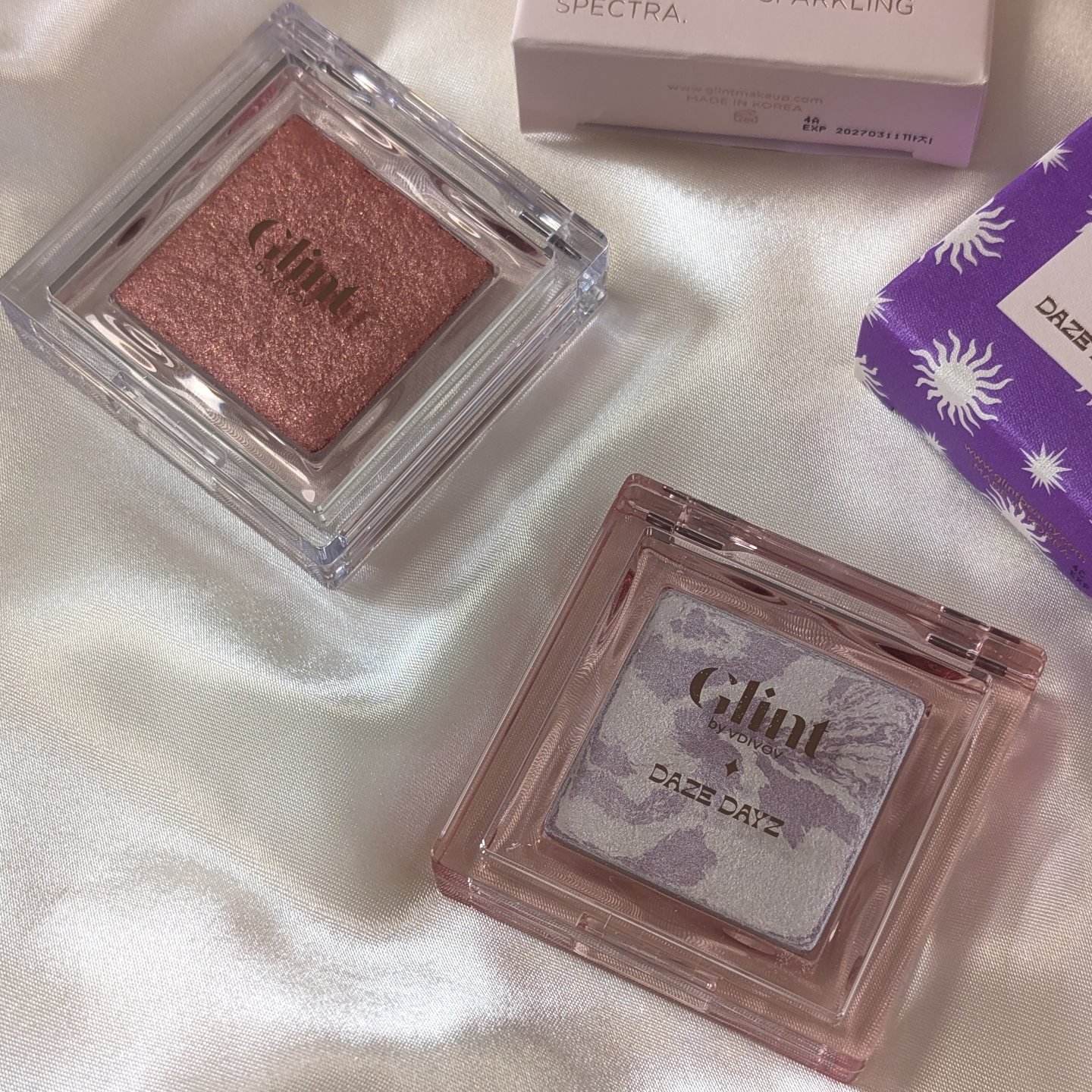 マーブルベイクドハイライター/Glint/パウダーハイライトを使ったクチコミ（1枚目）