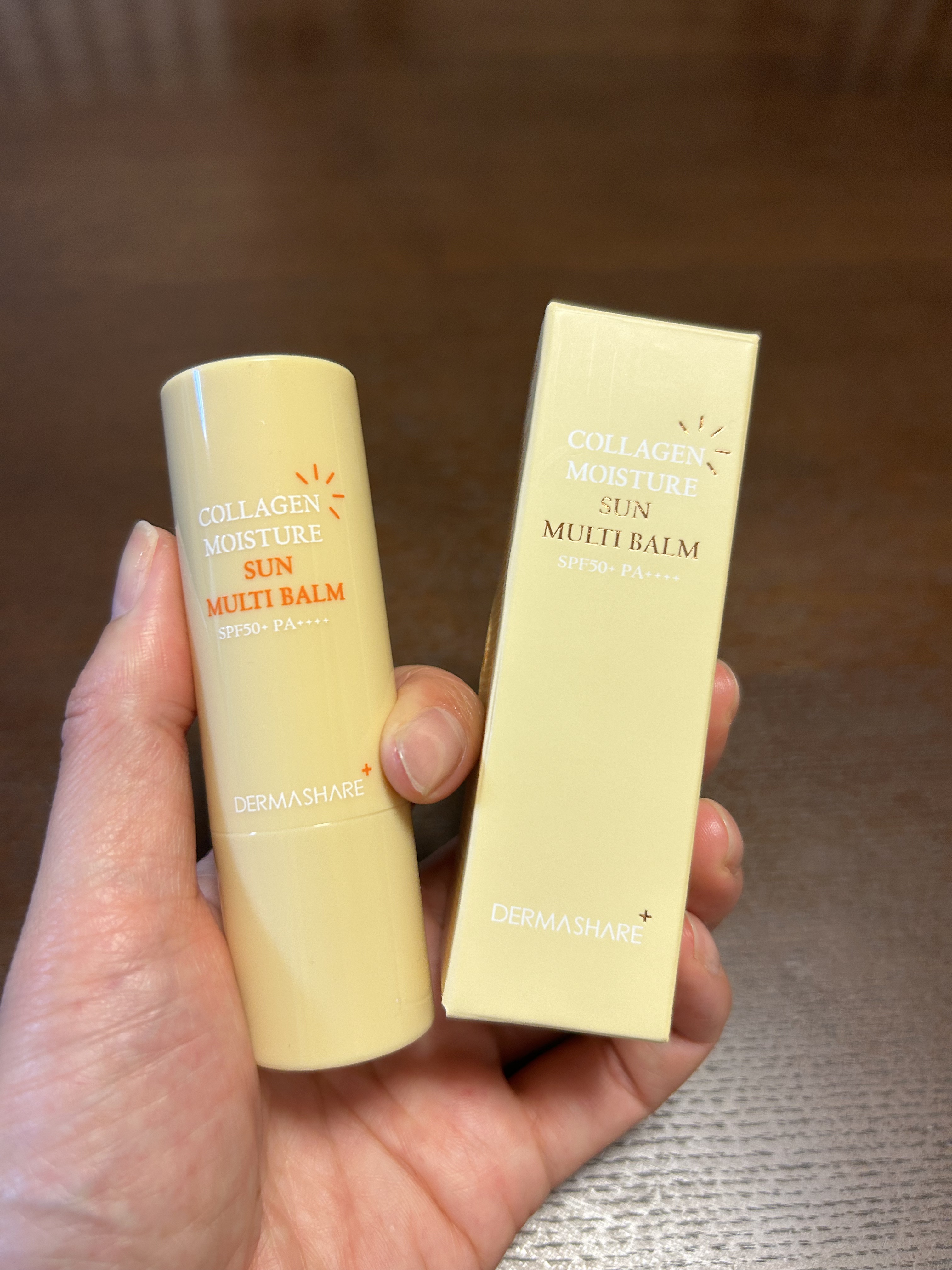 コラーゲンモイスチャーSUNマルチバーム/DERMASHARE/日焼け止めスティックを使ったクチコミ（1枚目）