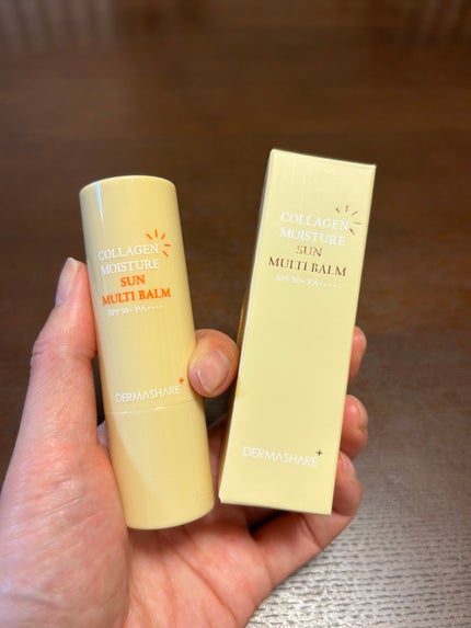 コラーゲンモイスチャーSUNマルチバーム/DERMASHARE/日焼け止めスティックを使ったクチコミ(1枚目)