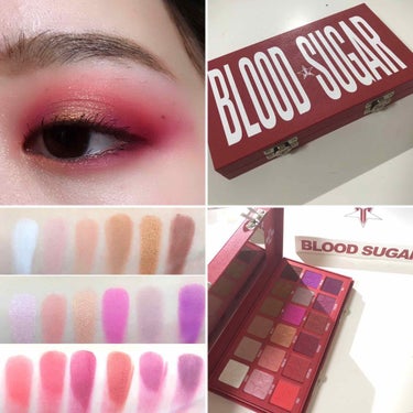 BLOOD SUGAR Eyeshadow Palette/Jeffree Star Cosmetics/アイシャドウパレットを使ったクチコミ（1枚目）