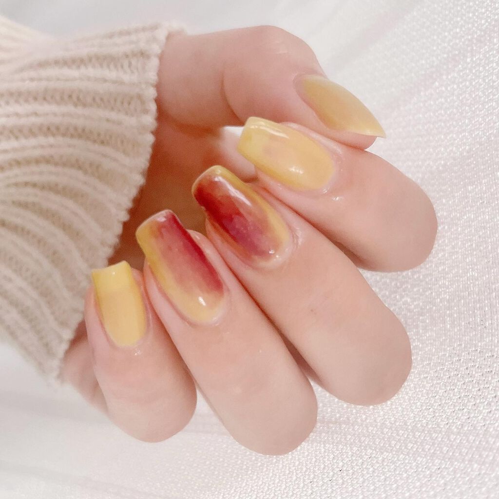 グロッシーコート/スキューズミー/オールインワンネイルを使ったクチコミ（2枚目）