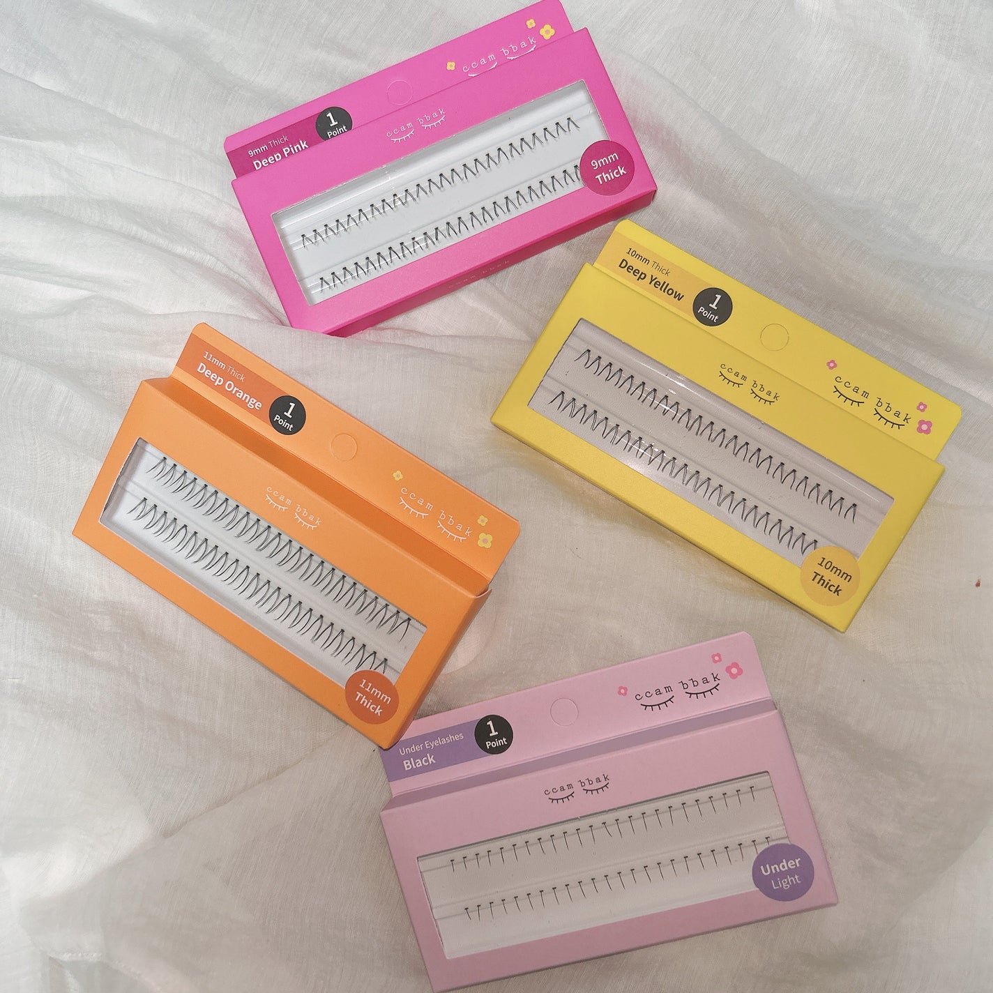 部分用つけまつげ Deep Pink 9mm/CCAM BBAK/つけまつげを使ったクチコミ(2枚目)