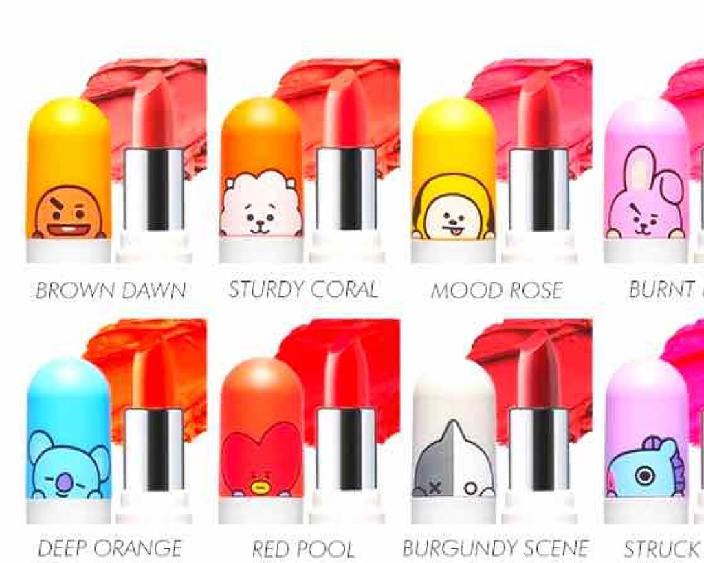 yuka on LIPS 「BTSのリップ可愛い😍マットで持っていない赤だったのでお気にい..」(3枚目)