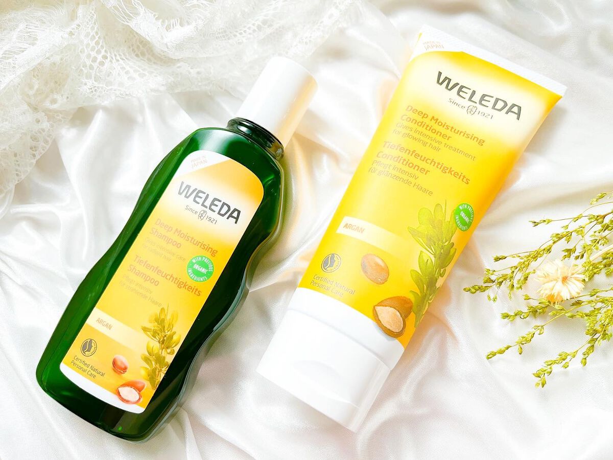 アルガン ヘアシャンプー/ヘアコンディショナー/WELEDA/市販シャンプーを使ったクチコミ(1枚目)