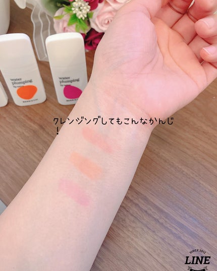 ウォータープランピング リップタトゥー/ベリサム/口紅を使ったクチコミ(9枚目)