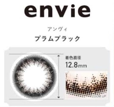 envie 1day プラムブラック/envie/ワンデー（１DAY）カラコンを使ったクチコミ（2枚目）