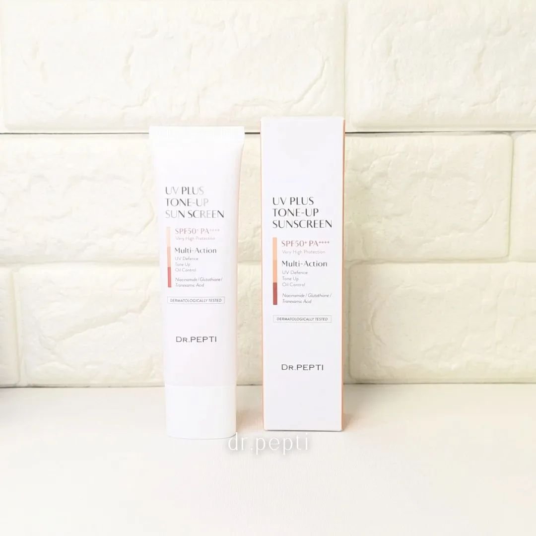 UVプラス トーンアップサンスクリーン/DR.PEPTI/日焼け止めミルクを使ったクチコミ（1枚目）