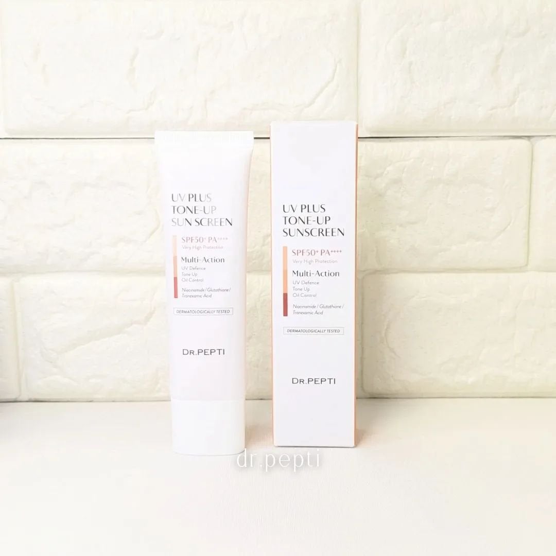 UVプラス トーンアップサンスクリーン/DR.PEPTI/日焼け止めミルクを使ったクチコミ(1枚目)