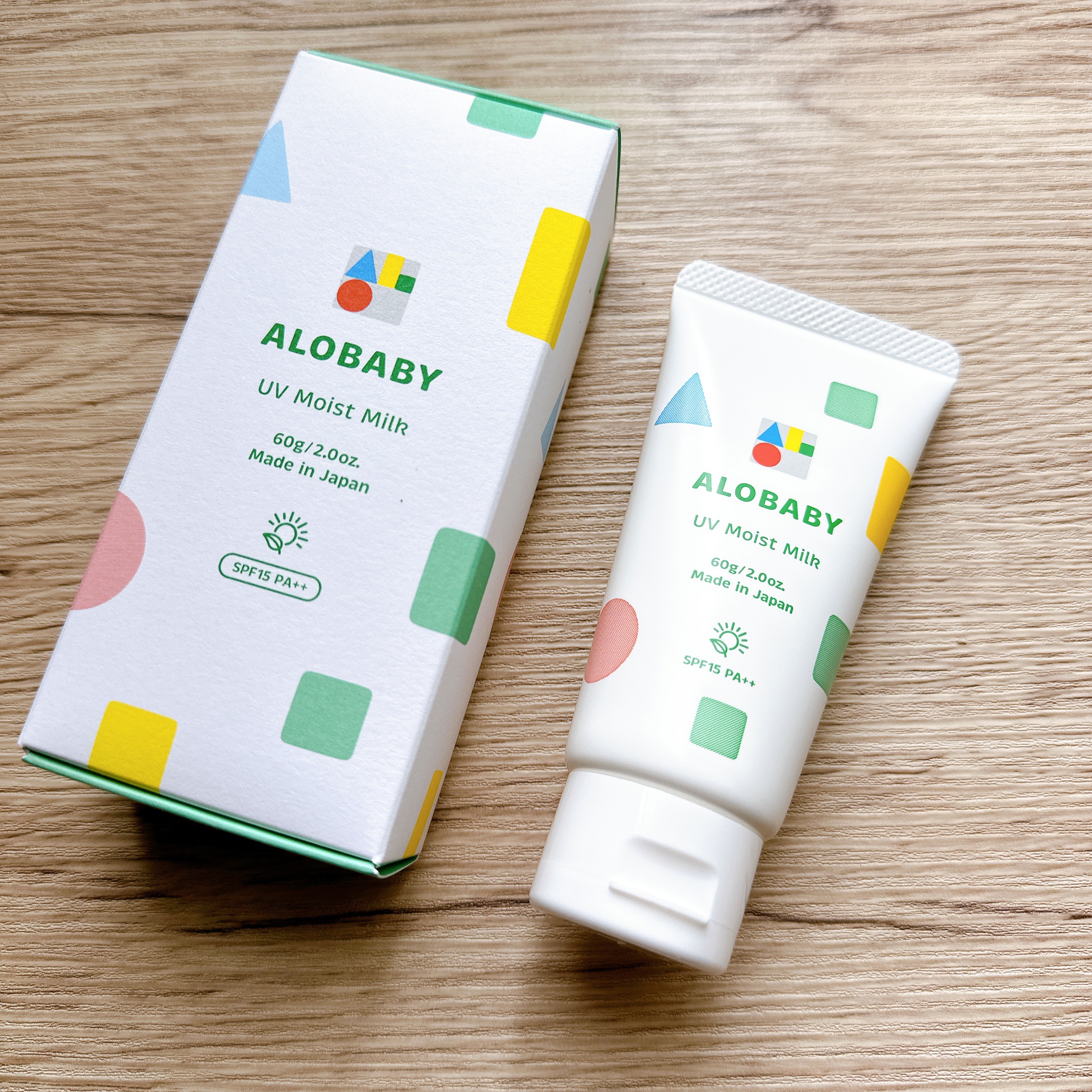 ALOBABY UVモイストミルクのクチコミ「✼••┈┈••✼••┈┈••✼••┈┈••✼••┈┈••✼
ALOBABY
UVクリーム
✼•.....」（1枚目）